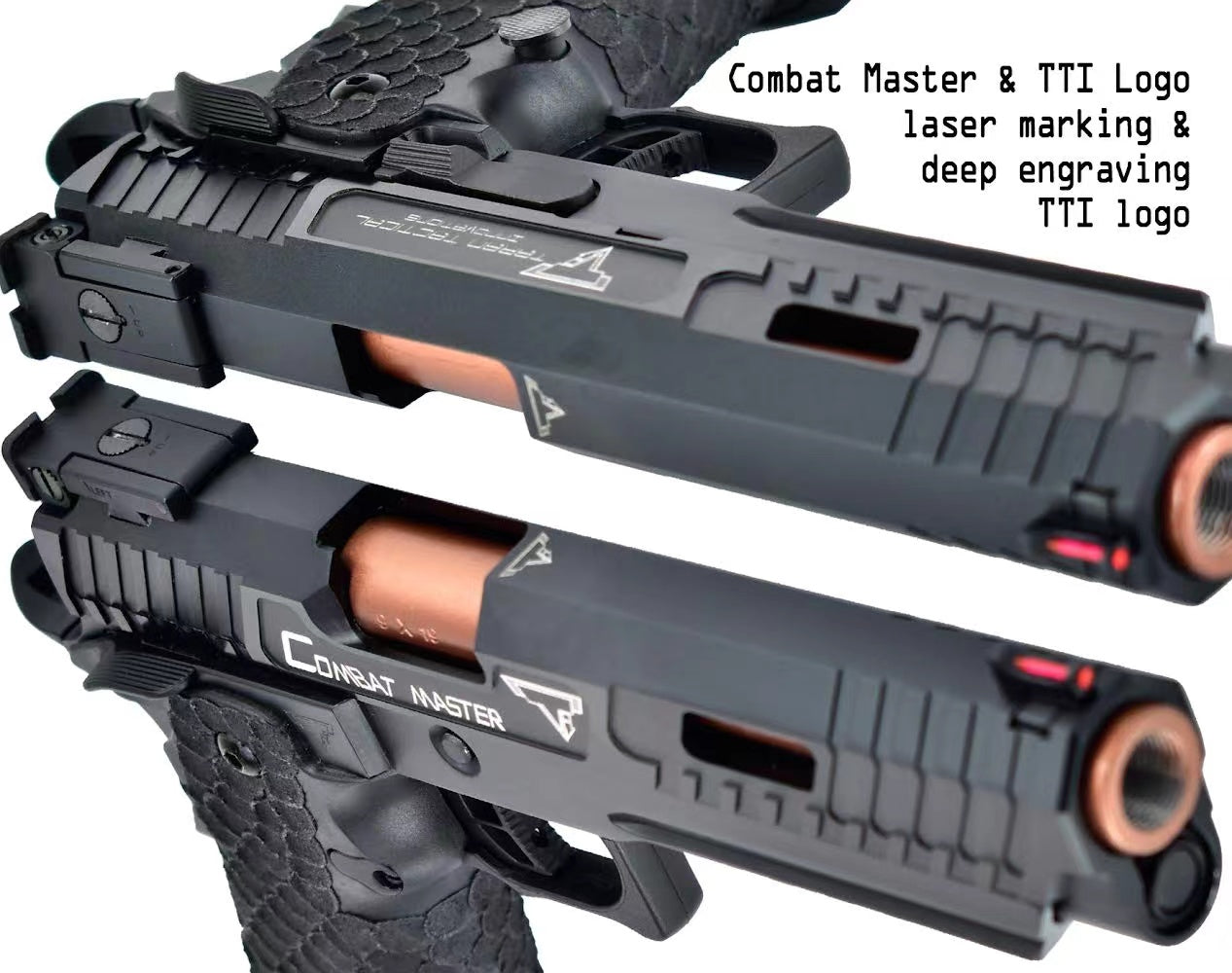 Army Armament Deluxe CNC Ver. TTI Licensed Combat Master 2011 Gas Blowback Pistol