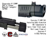 Army Armament Deluxe Ver. Licensed Staccato P Comp 2011 Airsoft Gas Blowback Pistol