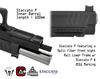 Army Armament Deluxe Ver. Licensed Staccato P 2011 Airsoft Gas Blowback Pistol