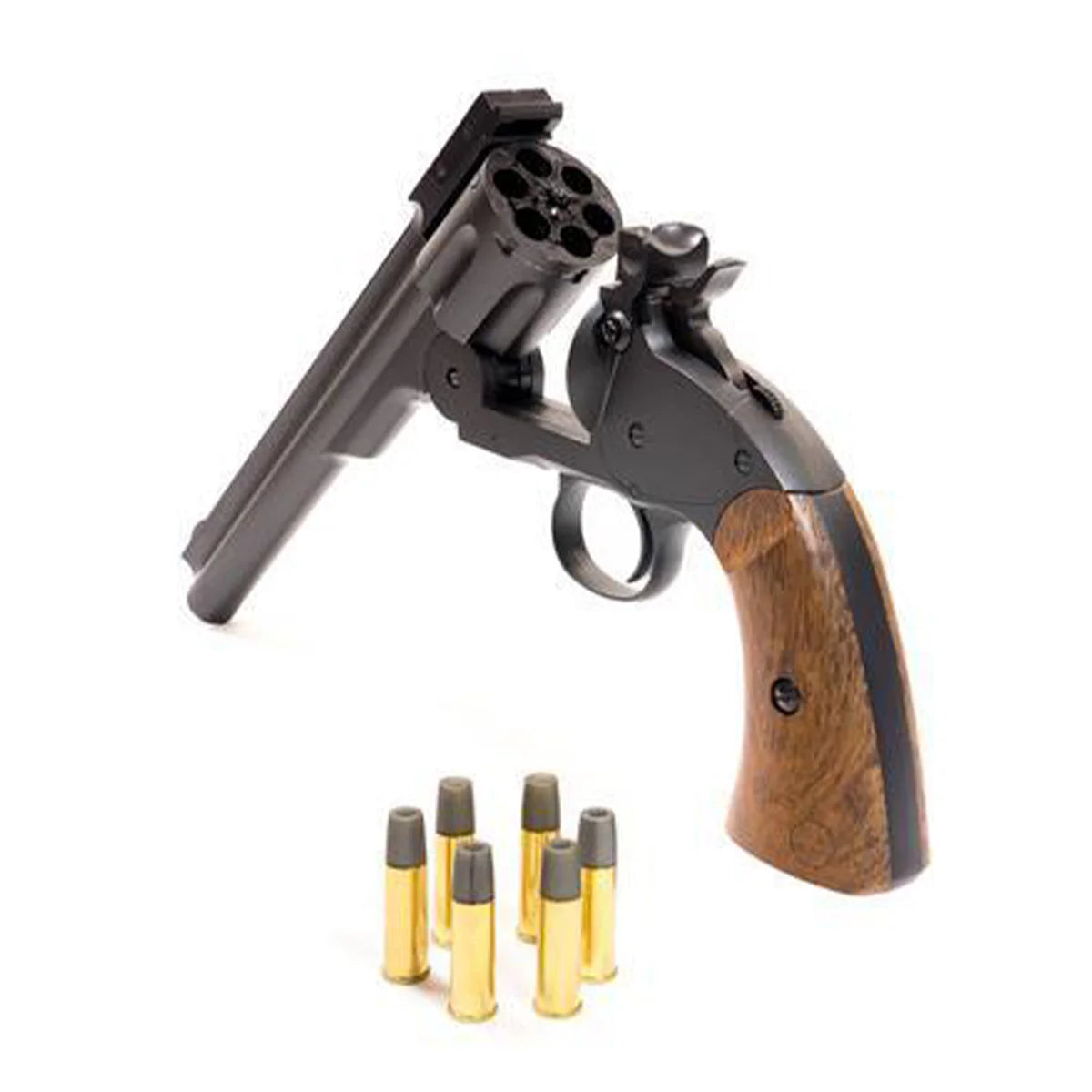 Barra Schofield No.3 7” CO2 4.5mm BB Revolver - Gunmetal Grey | Barra