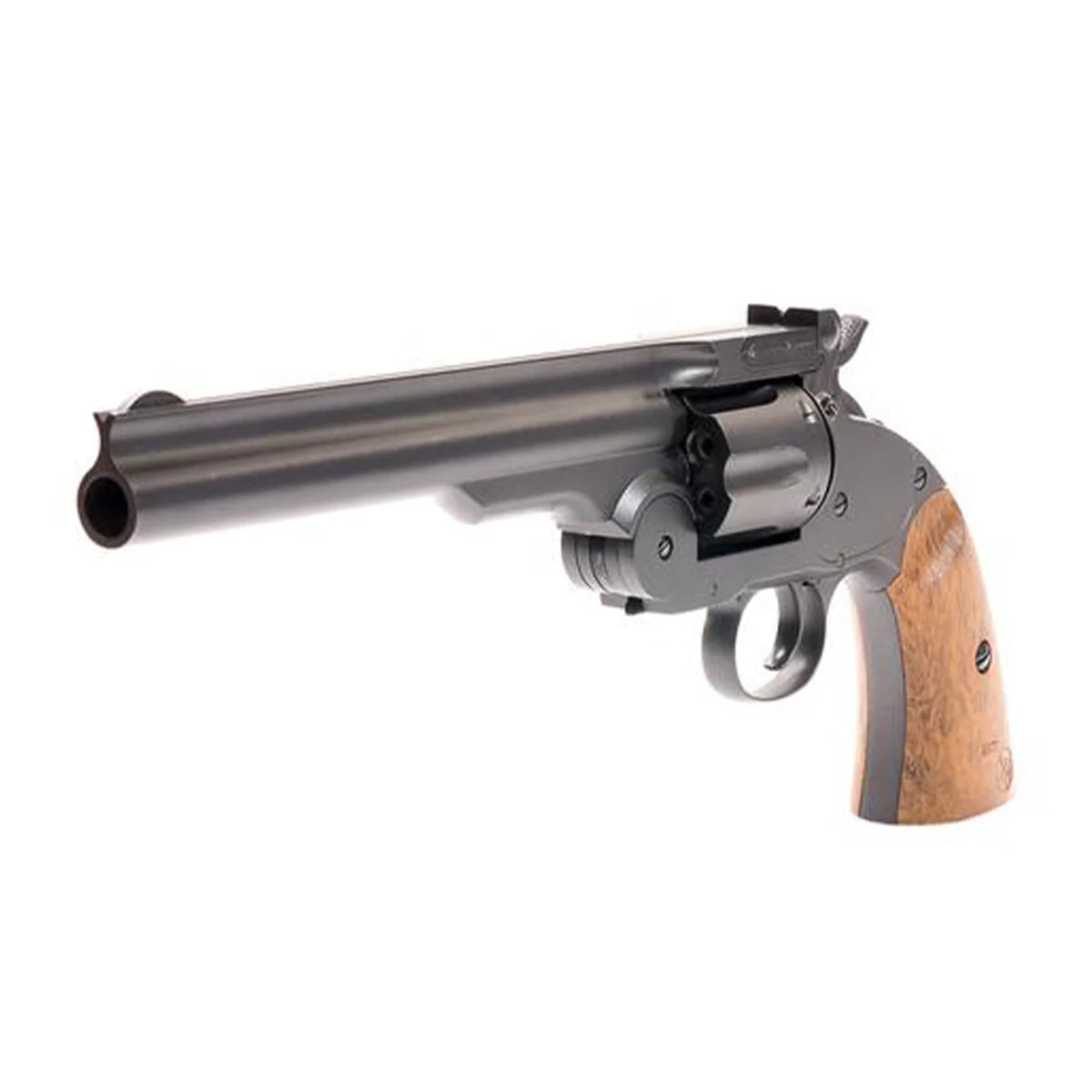 Barra Schofield No.3 7” CO2 4.5mm BB Revolver - Gunmetal Grey | Barra