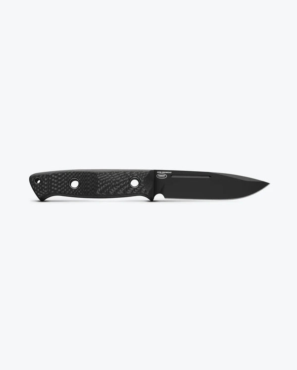 Benchmade 163BK Bushcrafter 2024 Fixed Blade Knife w/ Carbon Fiber Handle & CPM Cruwear Blade | Benchmade USA