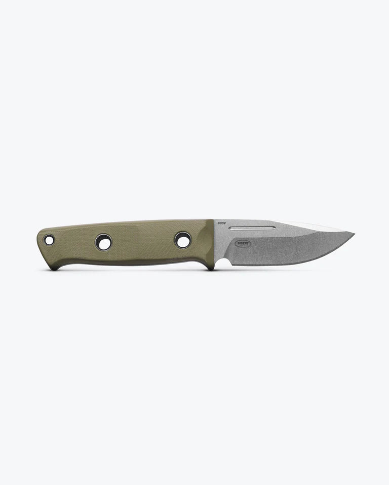 Benchmade Mini Bushcrafter 2024 Fixed Blade Knife – Green G10 & CPM S30V Blade, BM165-1 | Benchmade USA