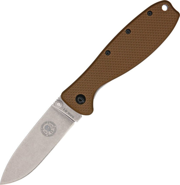 ESEE Zancudo Framelock Folding Knife – Stonewashed D2 Blade w/  Brown Handle | ESEE