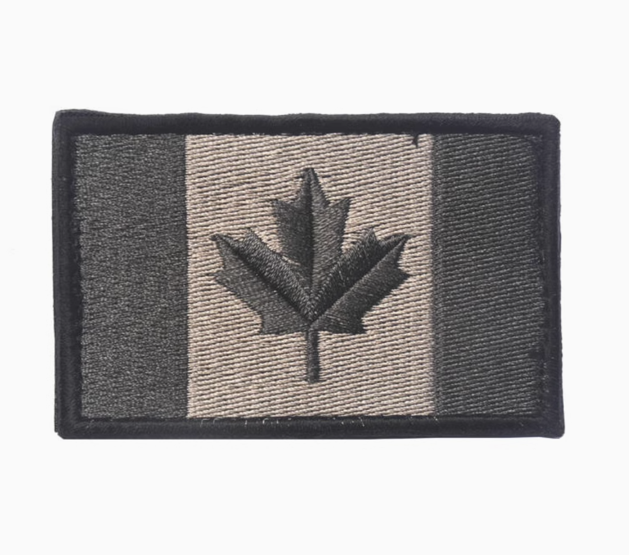 Canadian Flag Velcro Patch - Grey | ACM