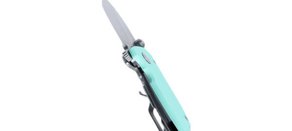 CRKT 2485B Squid Compact Folding Knife – D2 Steel w/ Blue Handle | CRKT