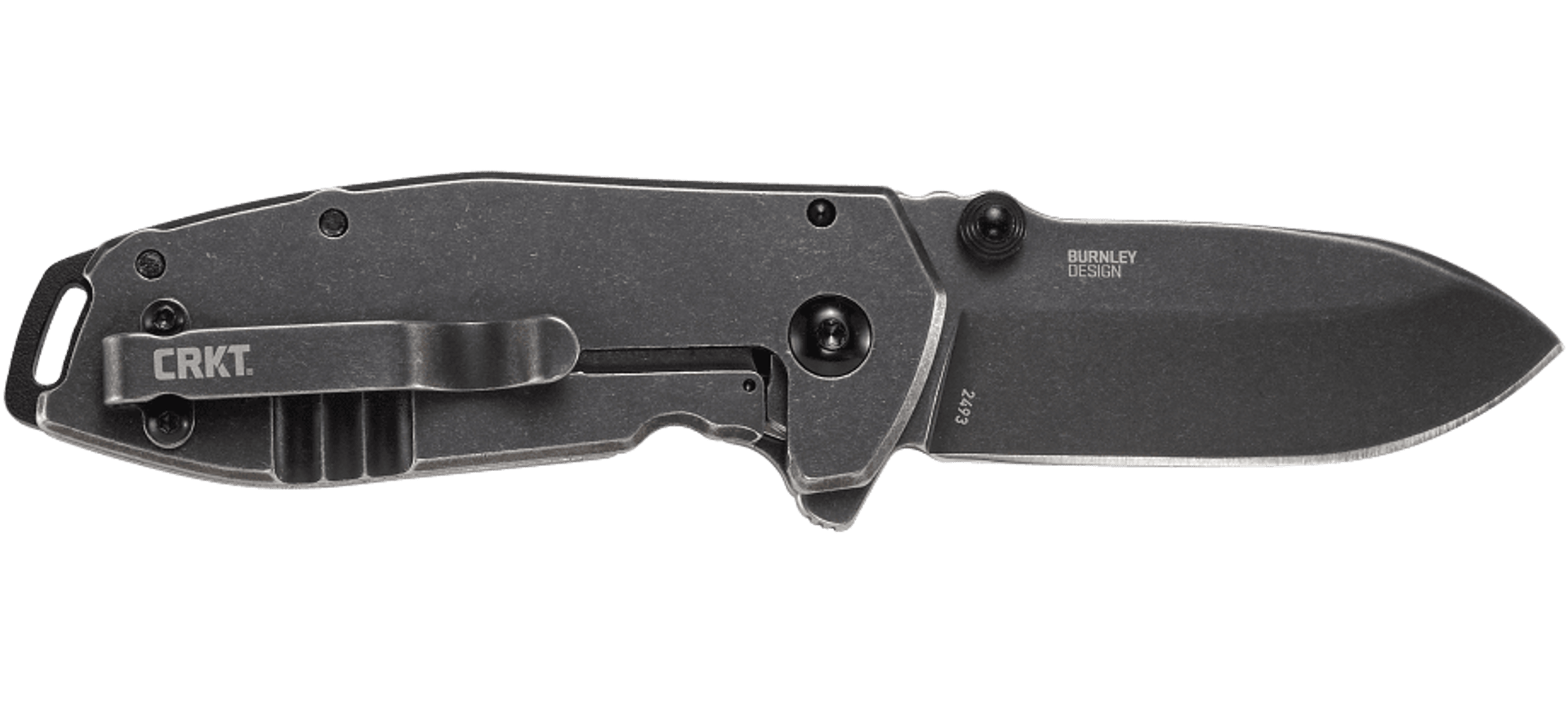 CRKT 2493 Squid Spring Assisted Folding Knife - Stonewash | CRKT