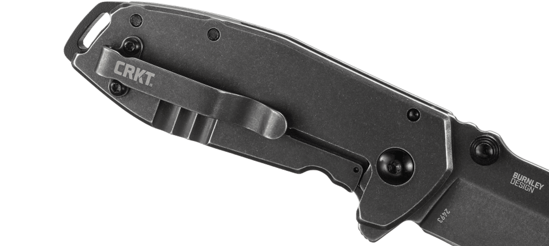 CRKT 2493 Squid Spring Assisted Folding Knife - Stonewash | CRKT