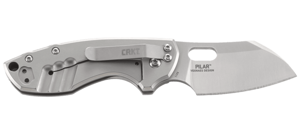 CRKT 5311 Pilar Frame Lock Folding Knife – Silver | CRKT