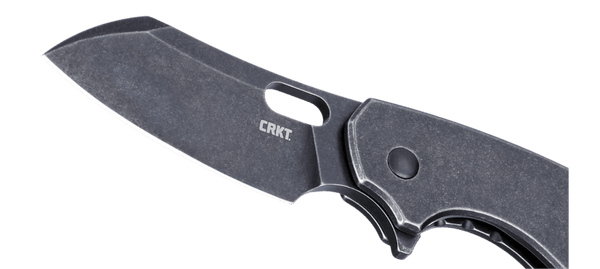 CRKT 5315KS Large Pilar Frame Lock Folding Knife – Black Stonewash | CRKT