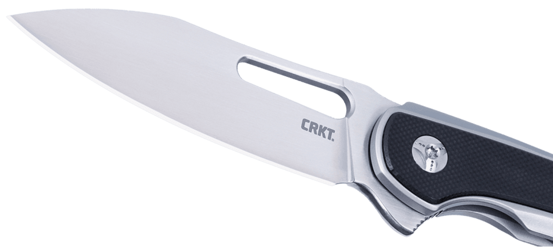 CRKT 6075 Padawan Frame Lock Folding Knife – Black & Silver | CRKT