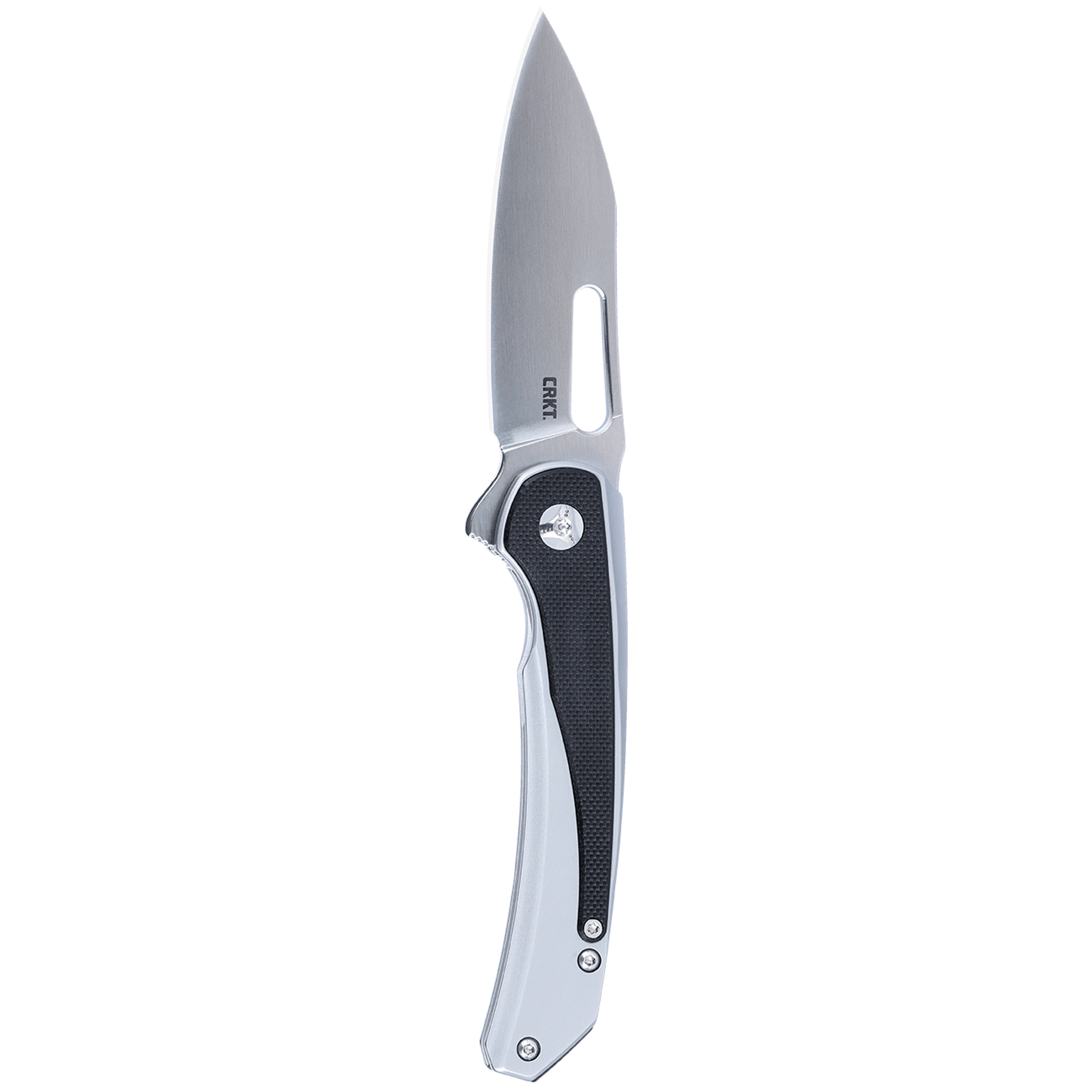 CRKT 6075 Padawan Frame Lock Folding Knife – Black & Silver | CRKT