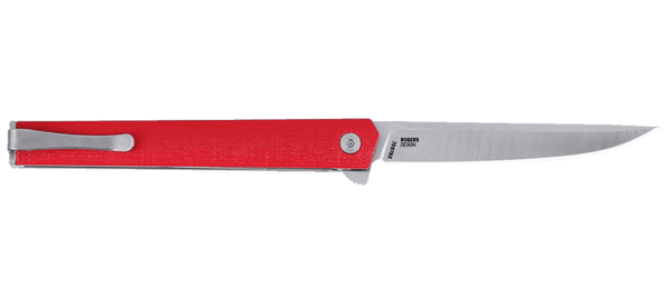 CRKT 7097RX CEO Flipper Folding Knife – Red & Silver | CRKT