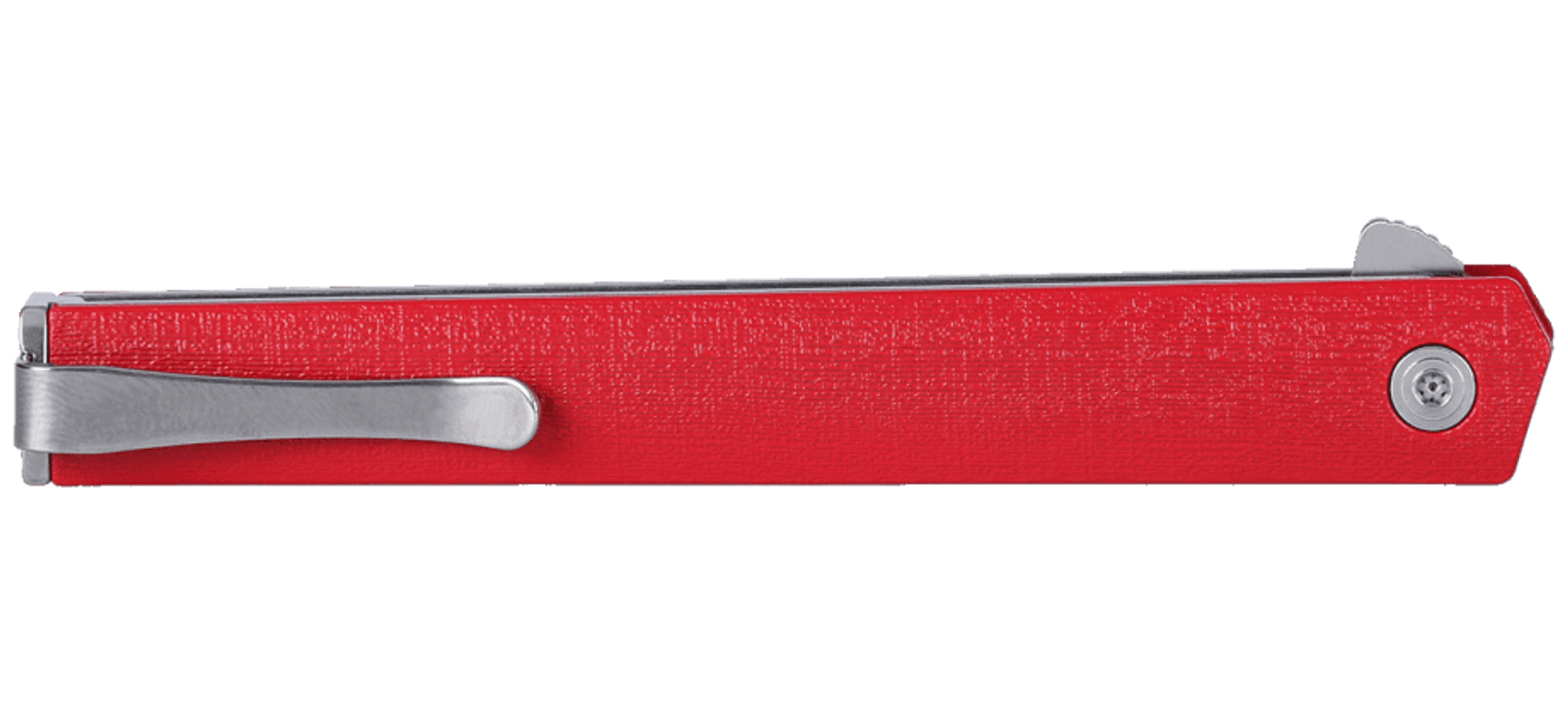 CRKT 7097RX CEO Flipper Folding Knife – Red & Silver | CRKT