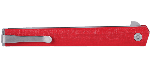 CRKT 7097RX CEO Flipper Folding Knife – Red & Silver | CRKT