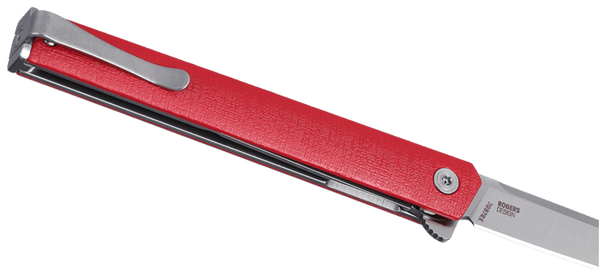 CRKT 7097RX CEO Flipper Folding Knife – Red & Silver | CRKT