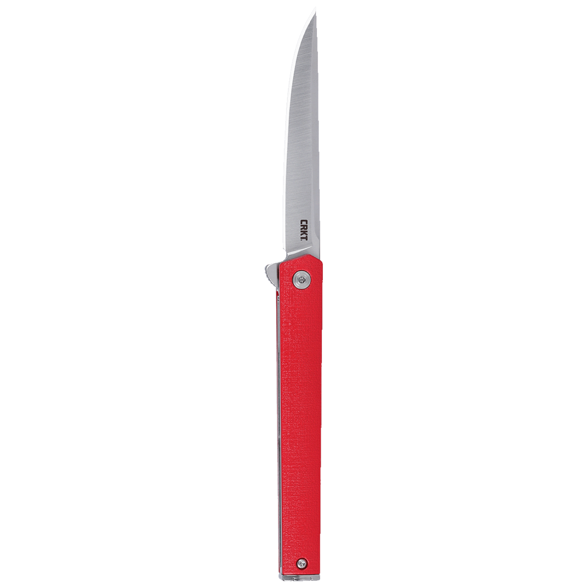 CRKT 7097RX CEO Flipper Folding Knife – Red & Silver | CRKT