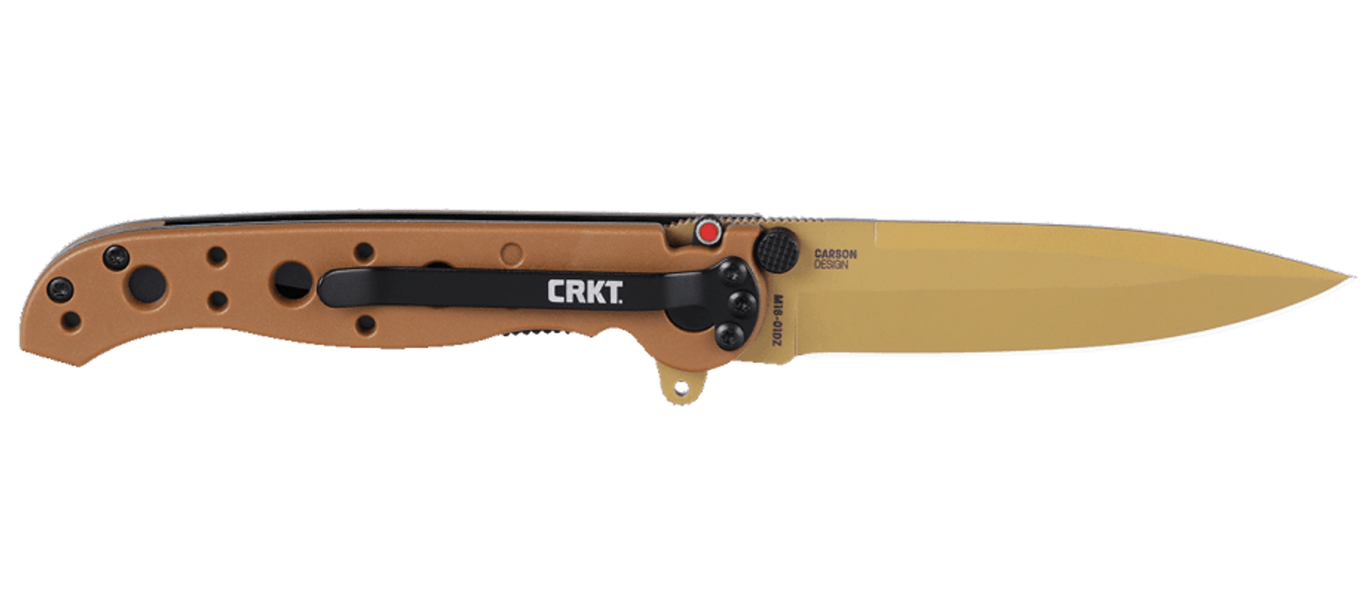 CRKT M16-01DZ Spear Point Folding Knife w/ D2 Steel – Desert Tan | CRKT