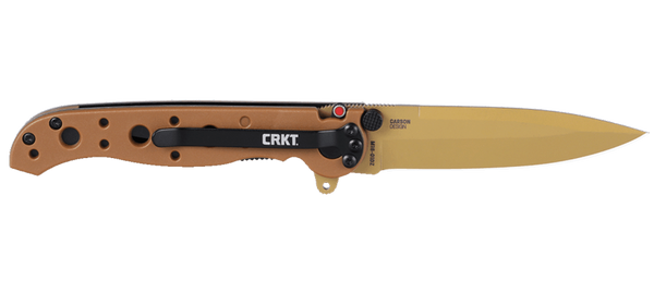 CRKT M16-01DZ Spear Point Folding Knife w/ D2 Steel – Desert Tan | CRKT