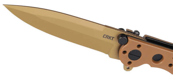 CRKT M16-01DZ Spear Point Folding Knife w/ D2 Steel – Desert Tan | CRKT