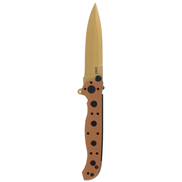 CRKT M16-01DZ Spear Point Folding Knife w/ D2 Steel – Desert Tan | CRKT