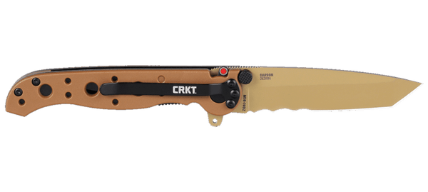 CRKT M16-10DZ D2 Tanto Folding Knife w/ Veff Serration – Desert Tan | CRKT