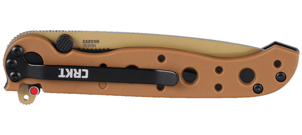 CRKT M16-10DZ D2 Tanto Folding Knife w/ Veff Serration – Desert Tan | CRKT