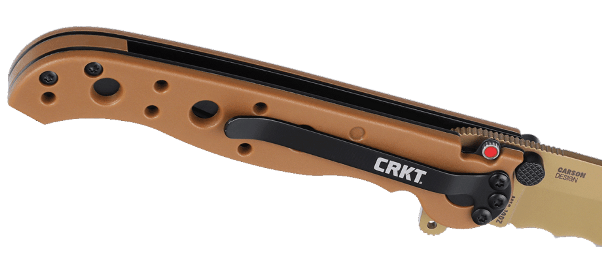 CRKT M16-10DZ D2 Tanto Folding Knife w/ Veff Serration – Desert Tan | CRKT