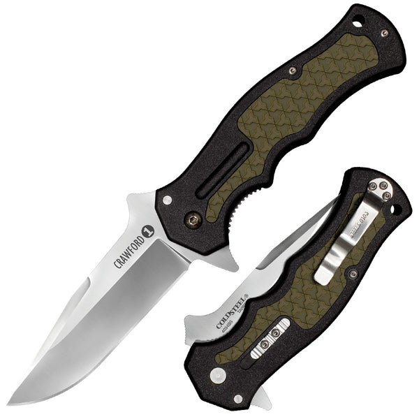 Cold Steel Crawford 1 Folding Knife - Olive Drab | Cold Steel