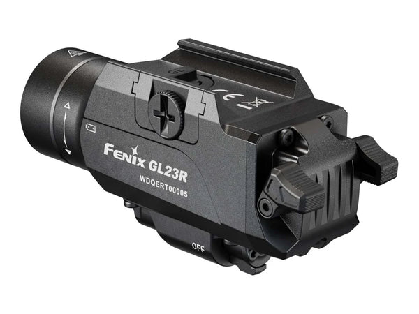 Fenix GL23R Rechargeable Tactical Weapon Light w/ Green Laser – 1200 Lumens | Fenix