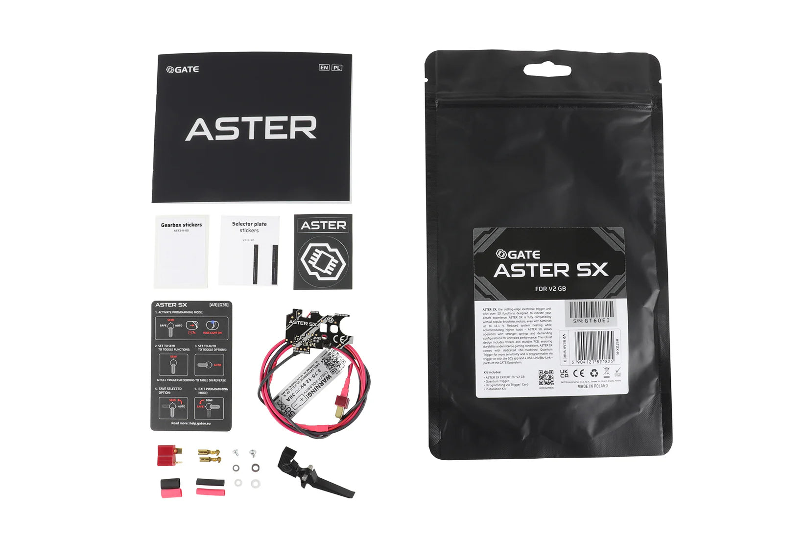 Gate Aster SX V2 Programable ETU w/ Quantum Trigger – Expert Level | Gate