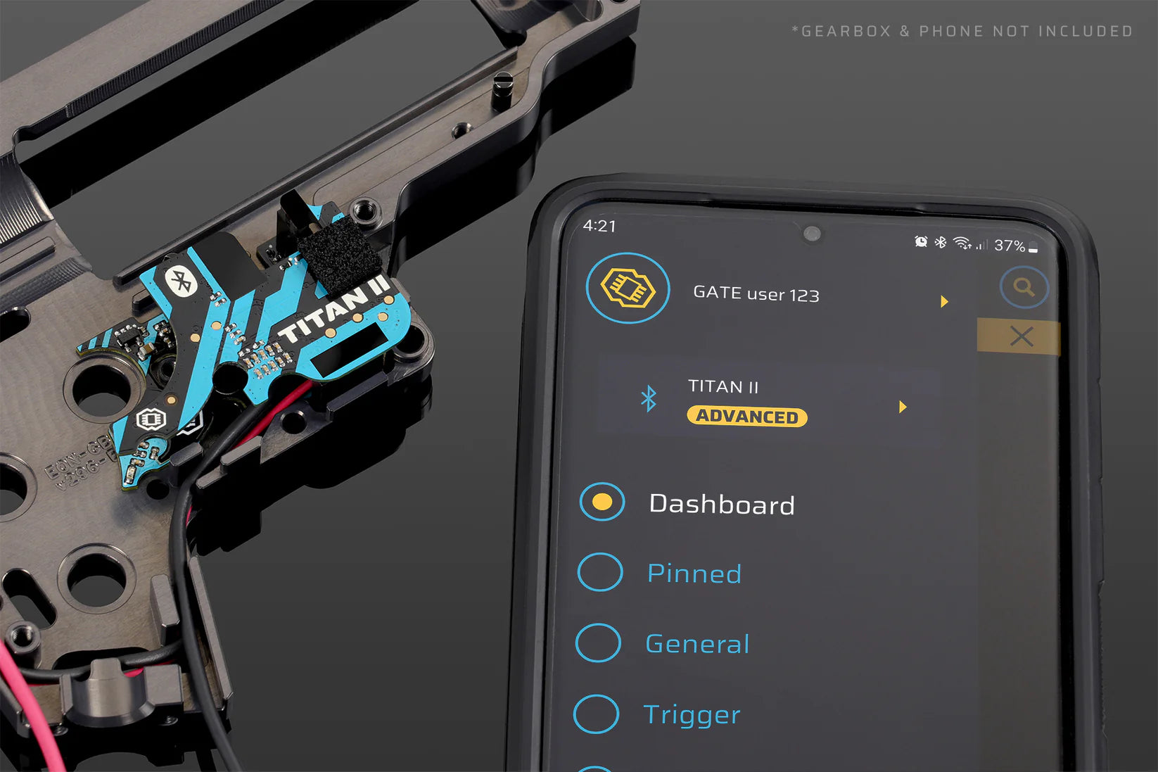 GATE Titan II Bluetooth Programable ETU For V2 Gearbox – Expert Level | Gate