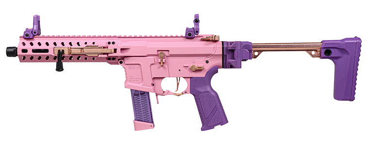 G&G FAR-9 Compact Tri-Fold PCC Airsoft AEG Rifle – Pink | G&G