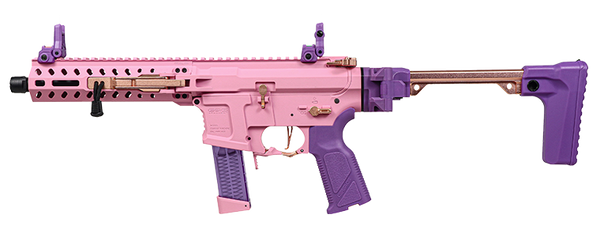 G&G FAR-9 Compact Tri-Fold PCC Airsoft AEG Rifle – Pink | G&G