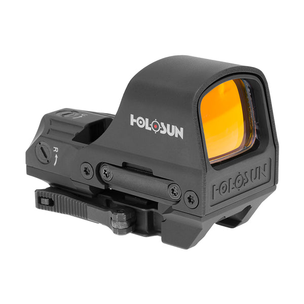 Holosun 510C Circle Dot Open Reflex Sight – Black, Titanium Hood | Holosun