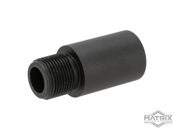 Matrix Airsoft Barrel Thread Adaptor/Barrel Extension – 14mm CCW (1” Length) | Matrix