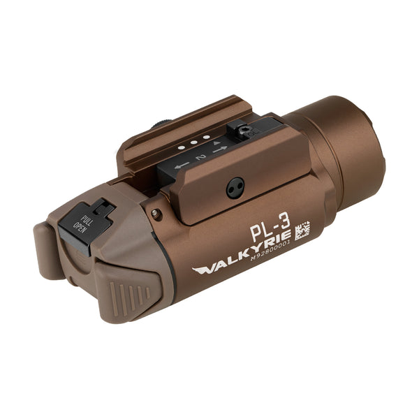 Olight PL-3 Valkyrie Rail Mount 1300 Lumens Pistol Flashlight – Desert Tan | Olight