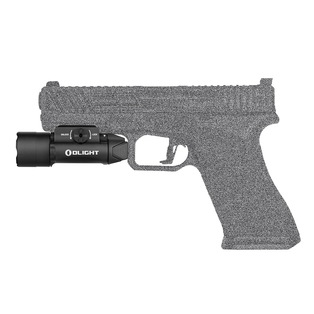 Olight PL Turbo Tactical Pistol Flashlight w/ Spotlight and Floodlight – Black 800 Lumens | Olight