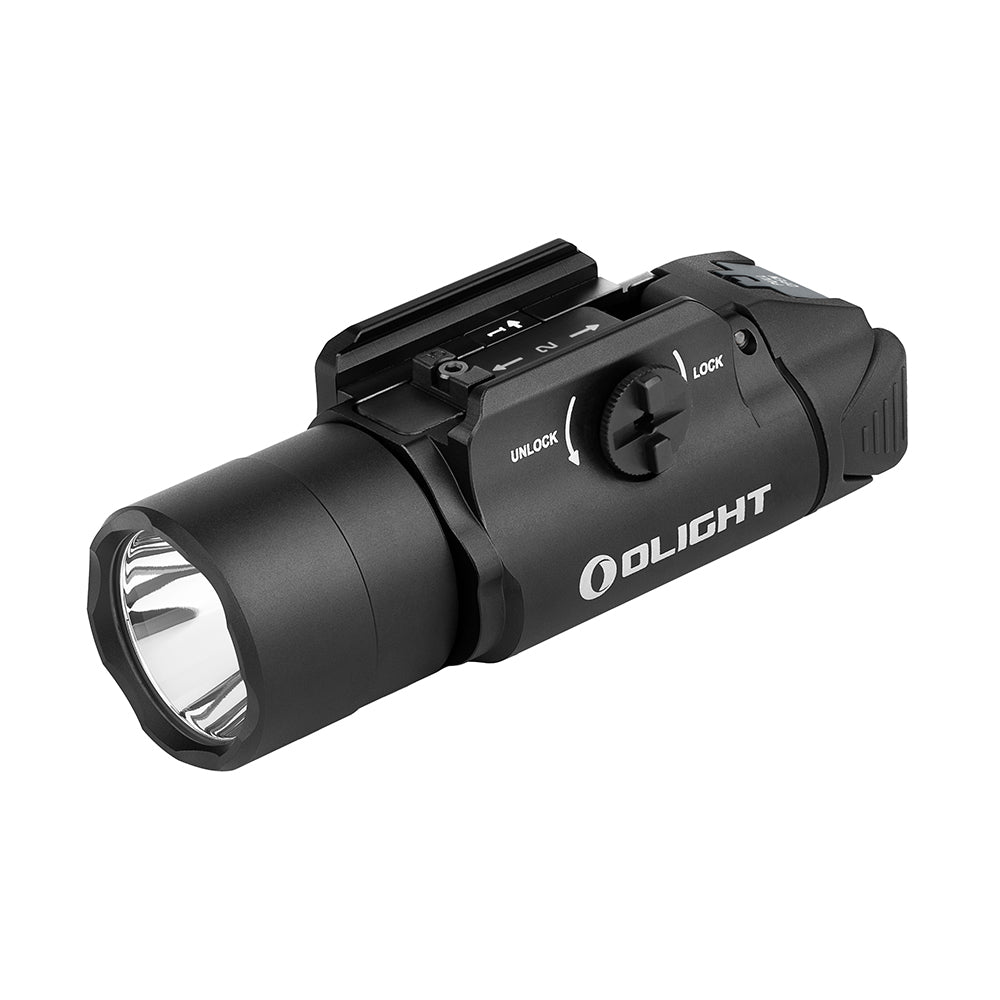 Olight PL Turbo Tactical Pistol Flashlight w/ Spotlight and Floodlight – Black 800 Lumens | Olight