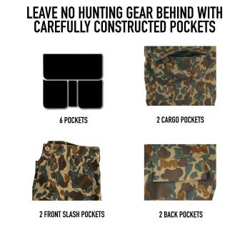 Camo BDU Cargo Shorts – Fred Bear Camo | Rothco