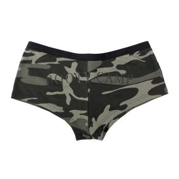 Black Camo "Booty Camp" Booty Shorts | Rothco