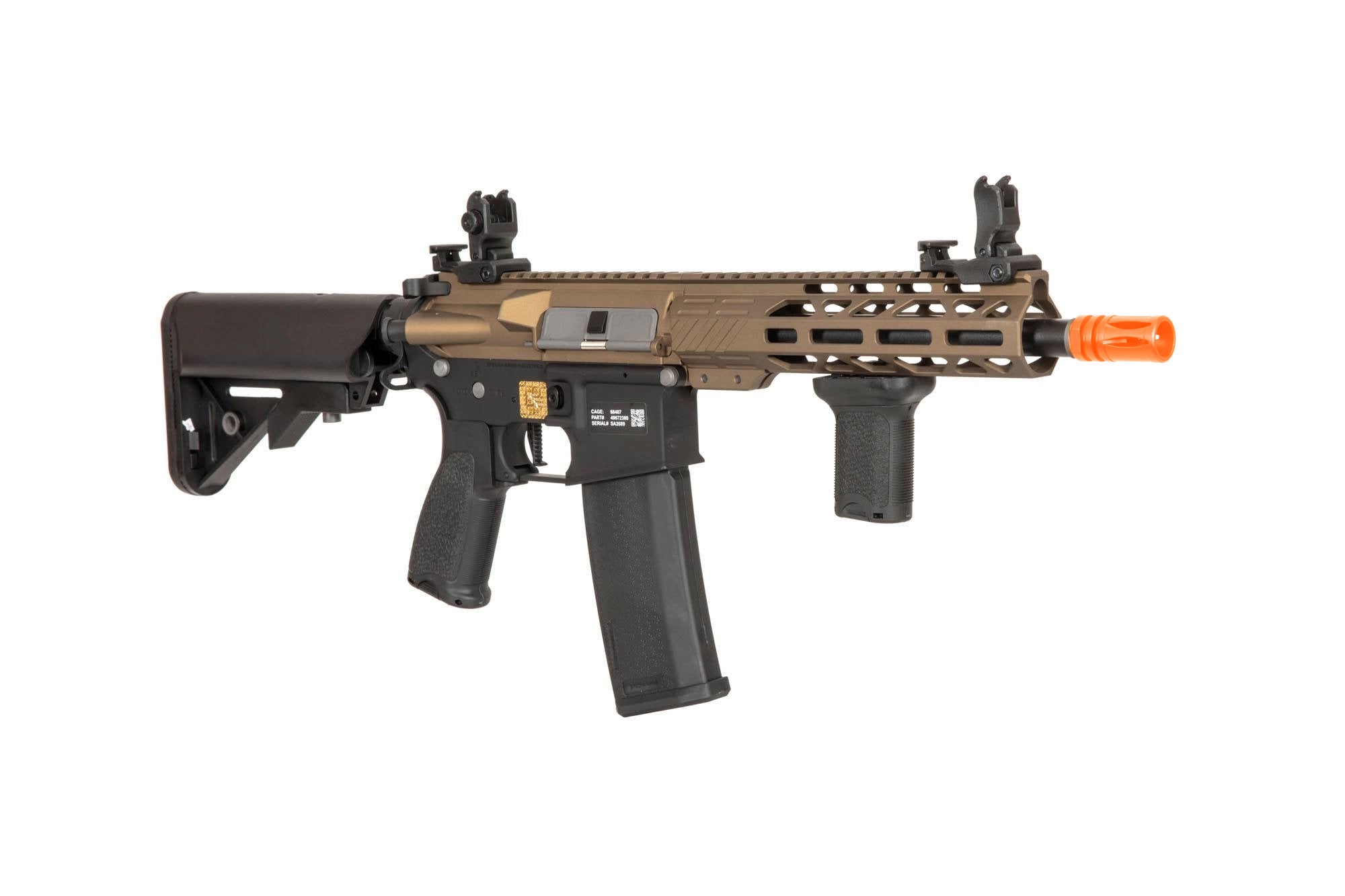 Specna Arms E25 EDGE 2.0 Airsoft Carbine w/ Gate Aster – Two Tone Bronze | Specna Arms