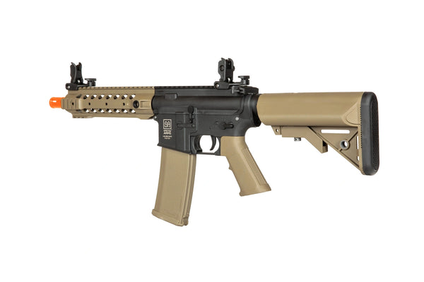 Specna Arms Flex F-01 Airsoft AEG Rifle w/ Gate X-ASR Mosfet – Half Tan | Specna Arms