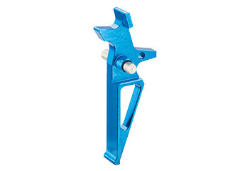 SHS CNC Aluminum Competition Straight Trigger for M4/M16 AEG - Blue