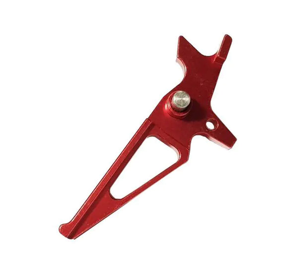 SHS CNC Aluminum Competition Straight Trigger for M4/M16 AEG - Red | SHS