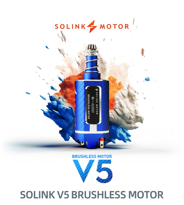 Solink V5 Programmable Brushless Motor – 46k RPM Long Axle | Solink