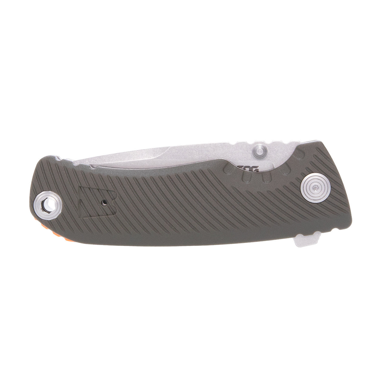 SOG Tellus ATK Flipper Folding Knife – Olive Drab w/ Orange Spacer | SOG Knives