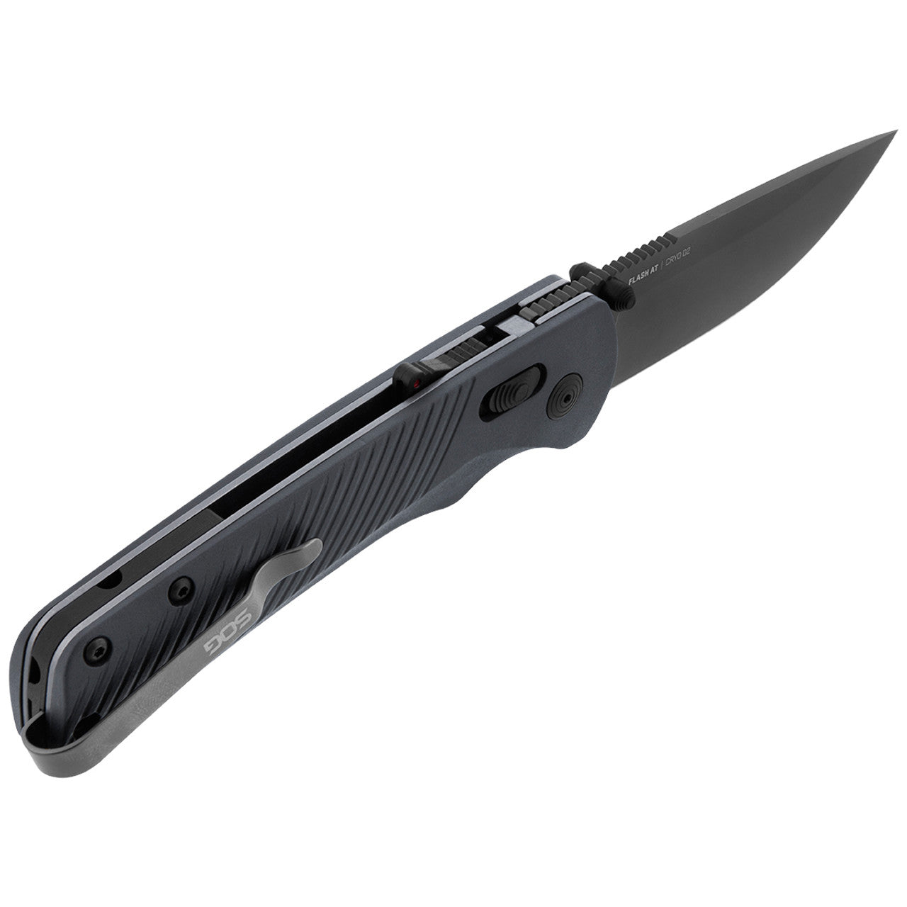 SOG Flash AT Assisted Folding Knife – Urban Grey w/ D2 Steel | SOG Knives