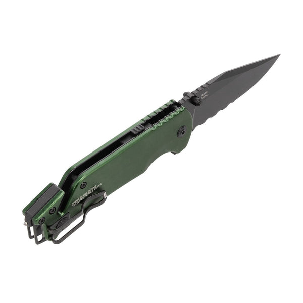 SOG Escape ATK 2.0 Assisted Rescue Folding Knife – Green/Black | SOG Knives