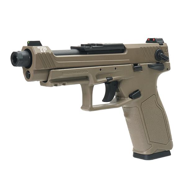 TTI/USHOT TP22 Gas Blowback Airsoft Pistol – Tan | TTI Airsoft